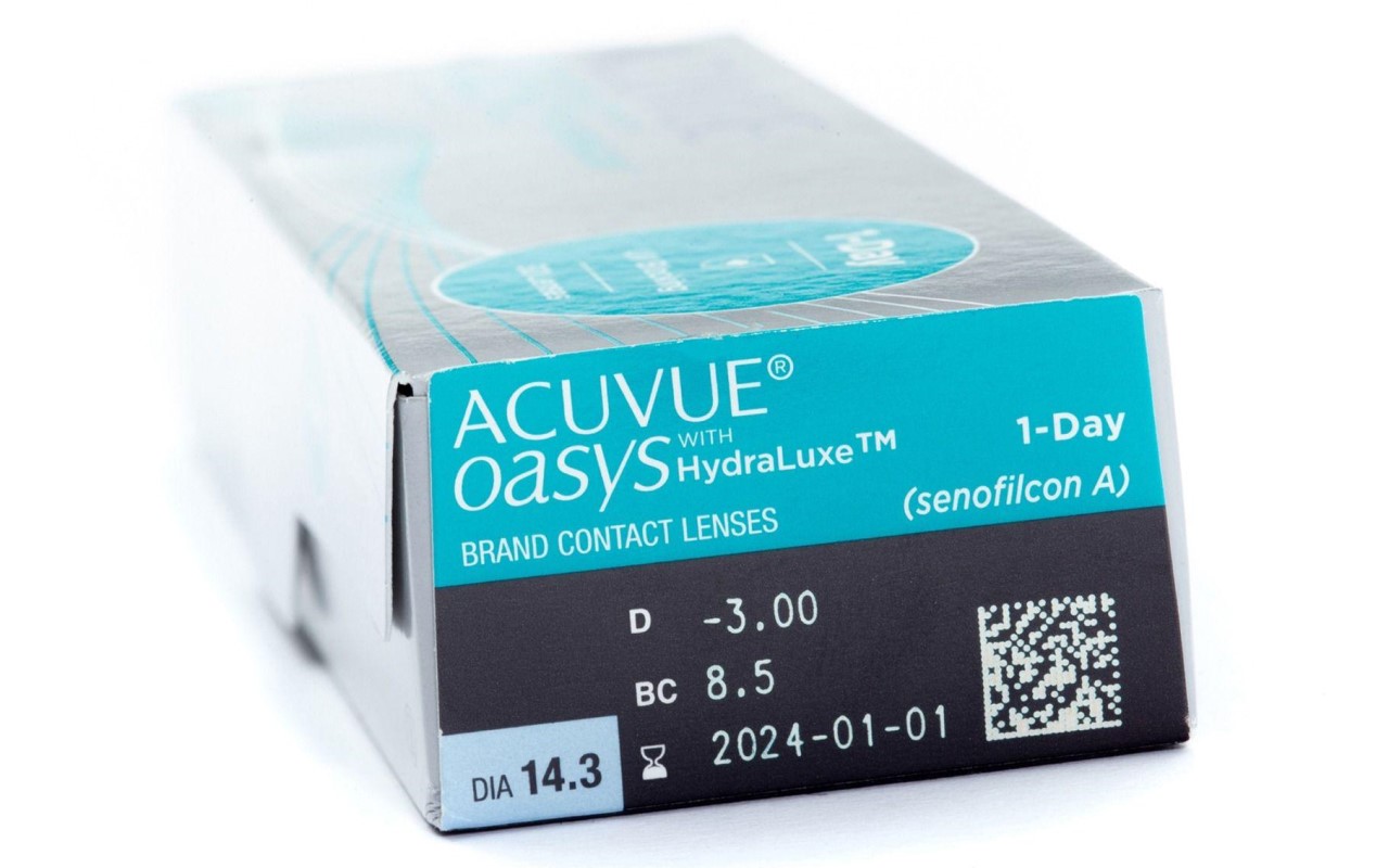 Day we contact. Acuvue Oasys 1-Day with Hydraluxe, 30 шт.